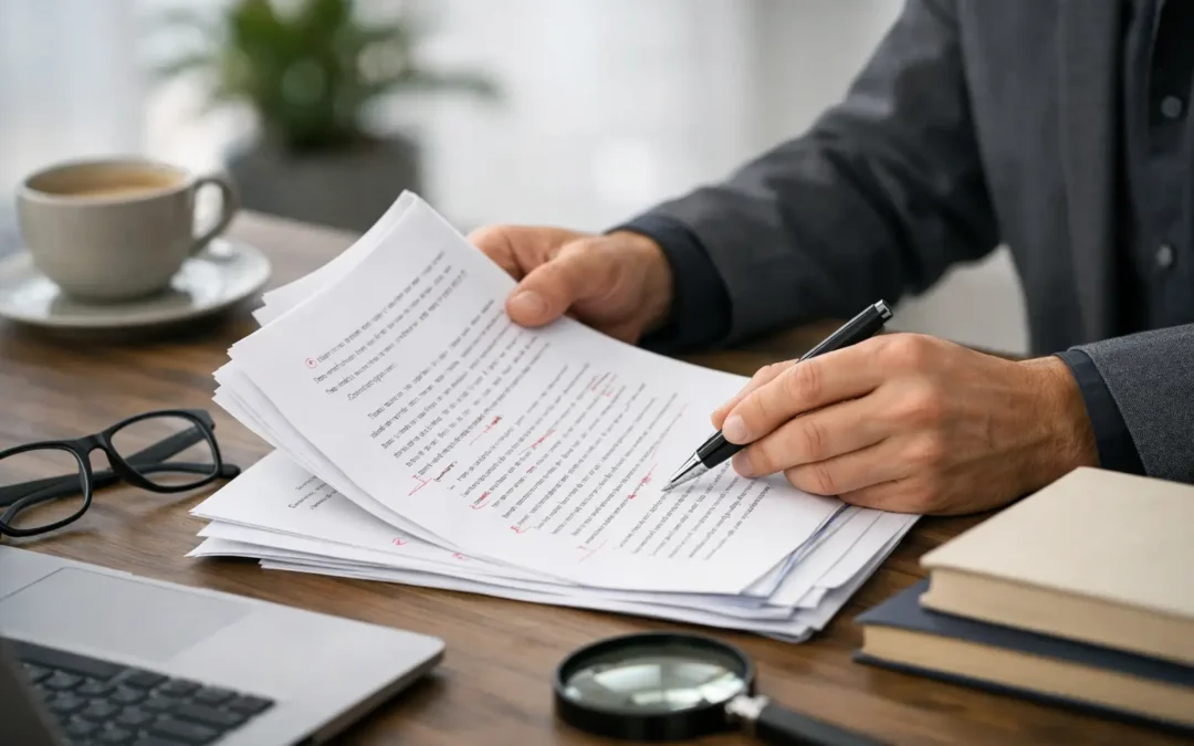 Evaluación profesional de manuscritos