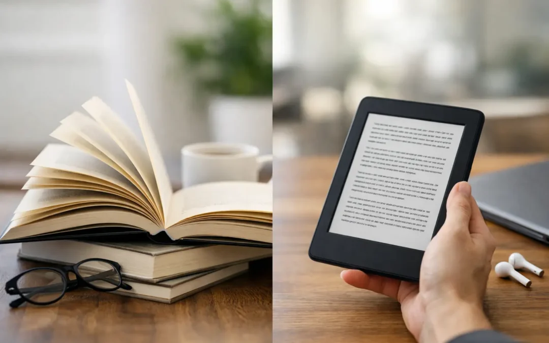Libro físico vs ebook: qué conviene más